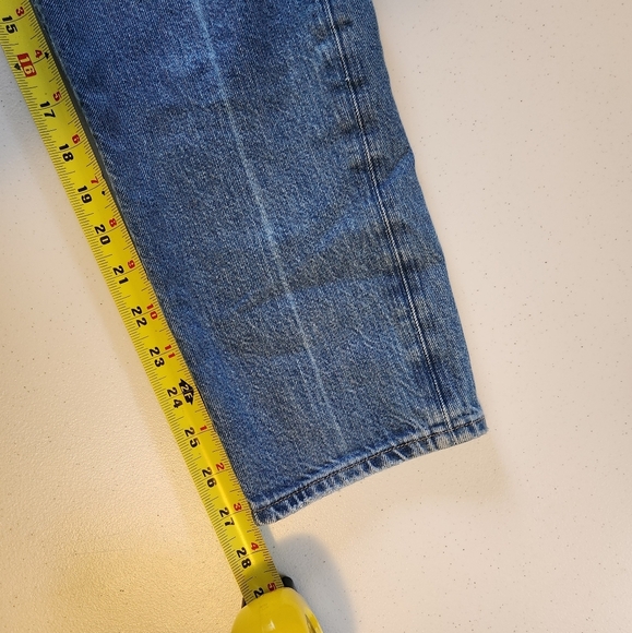 American Eagle AEO Mom Jeans Stretch 100% Cotton High Waisted Rise 90s Size 4 - Picture 11 of 12